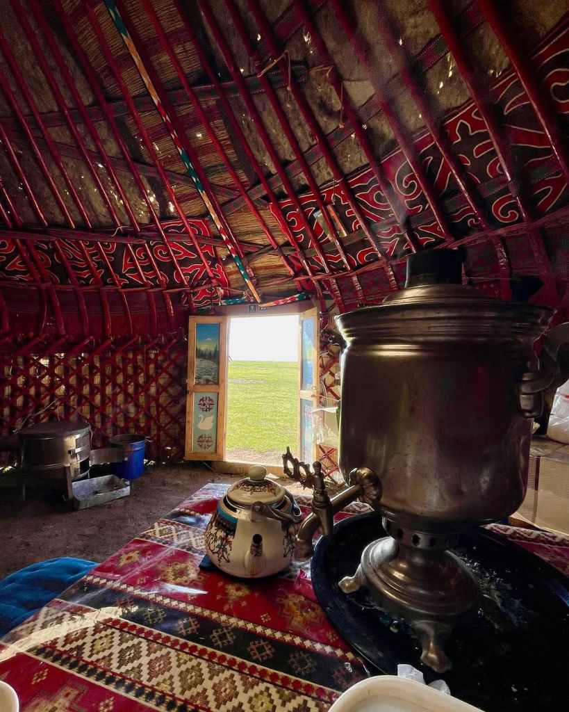 Yurt inside